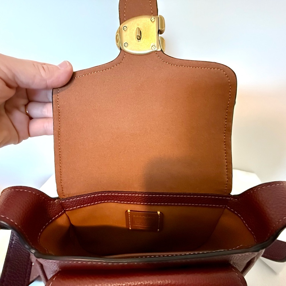 Coach Tabby 19 Braided Leather Crossbody - Picture 6 of 9
